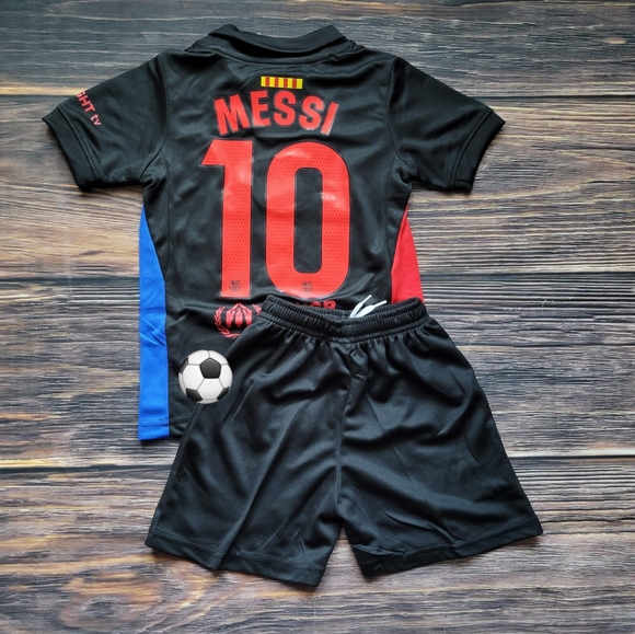 Barcelona Messi 10 kid's soccer uniform - Picture 2 of 2